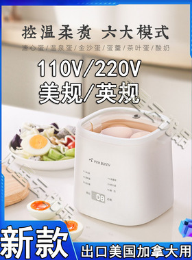 新110v美规台湾电压煮蛋蒸蛋器Steaming and Steaming Egg Maker