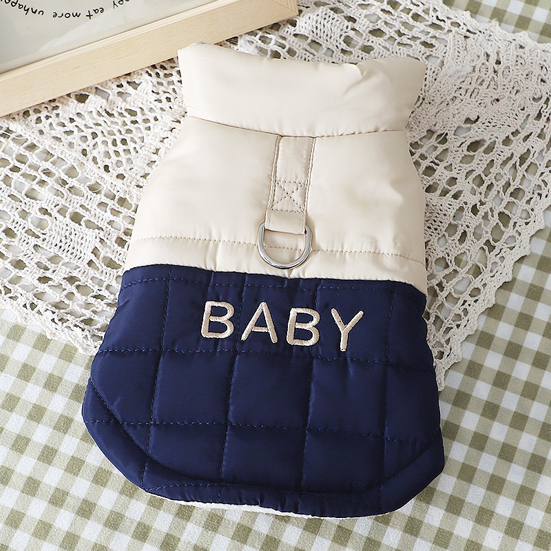 保暖宠物立领休闲棉服棉背心