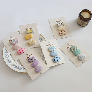 狗狗可爱迷你小发卡清新糖果色BB夹比熊马尔济斯高颜值发夹鼻梁夹