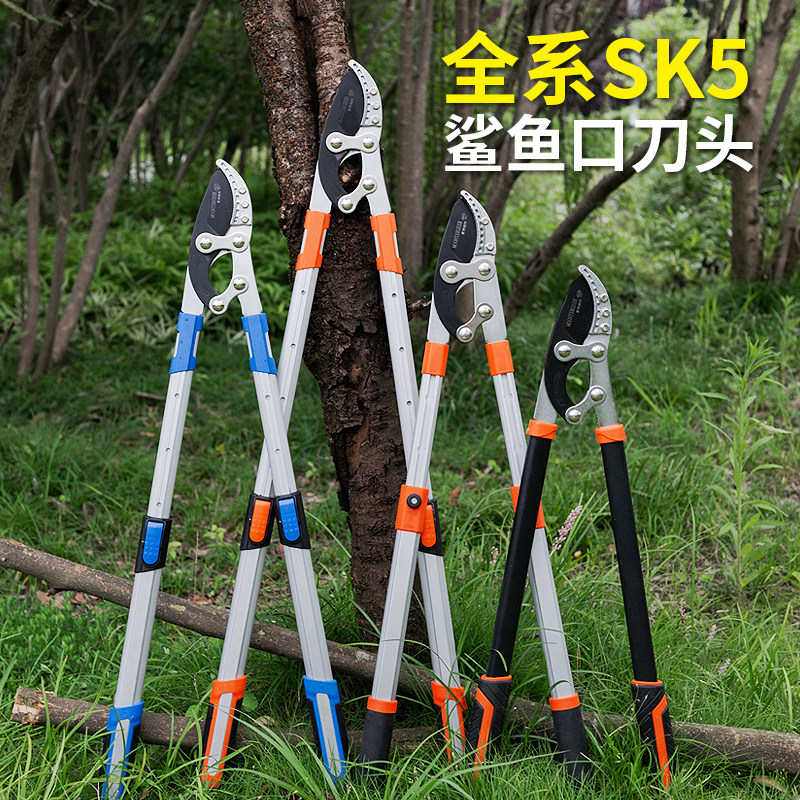 整枝剪园艺修剪树枝剪省力修枝剪果树剪刀伸缩粗枝剪省力剪大力剪_虎窝淘