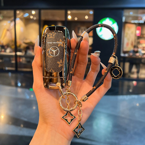 奔驰e300l钥匙套c260l车a200l男c200l女glc gla glb220扣gle350壳