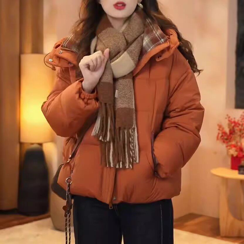 高端棉服女短款2026新款冬季棉袄韩版宽松时尚洋气小个子棉衣外套