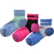 包邮 hanes恒适 女袜子跑步减震吸湿排汗棉短筒运动袜3双装 MXW705