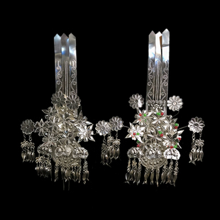 复古发簪头饰侗族头饰苗族头饰新款发簪宫廷发簪道具新娘头饰苗族