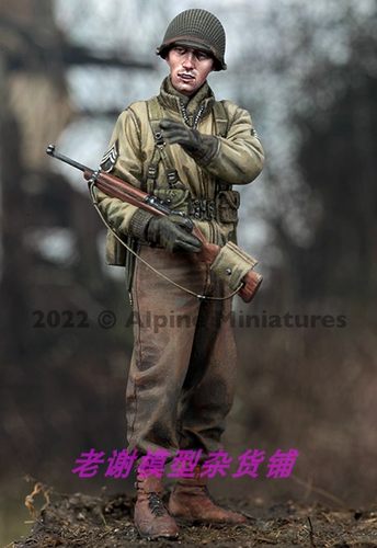 现货 Alpine Miniatures 35303 WW2 US Infantry NCO