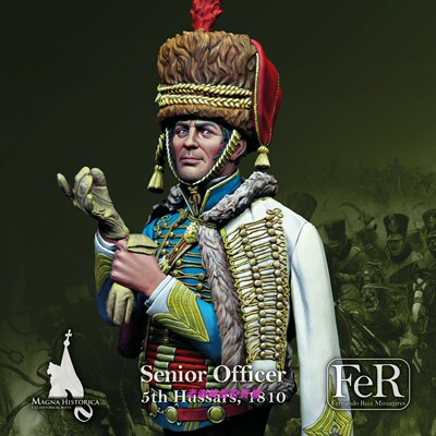 现货 FeR Senior Officer 5th Hussars, 1810 1/12 Bust