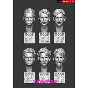 现货 Life Miniatures Bare Heads Set No.2 (1/35 scale)