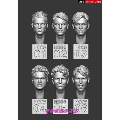现货 Life Miniatures Bare Heads Set No.2 (1/35 scale)