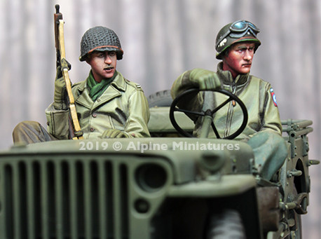 现货 Alpine Miniatures 35262 WW2 US Infantry Winter Set 1/35