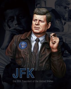 现货 Life Miniatures JFK, the 35th President of USA Bust