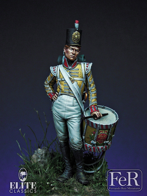 现货 FeR Drummer Boy, 77th East Middlesex, 1808 54mm