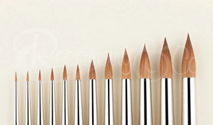 纯貂毛 水彩 油画 现货 短峰 画笔 英国进口 Rosemary