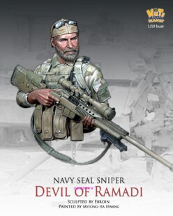 Nuts planet Devil of Ramadi - Navy SEAL Sniper 1/10 bust