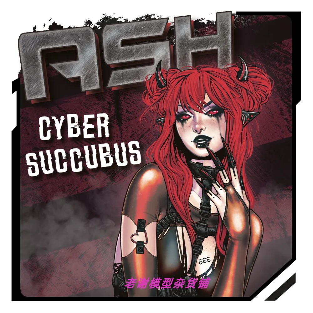 Neko Ash Cyber Succubus by KAT MARTIN 1:10 scale Bust