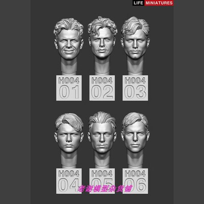 现货 Life Miniatures Bare Heads Set No.1  (1/35 scale)
