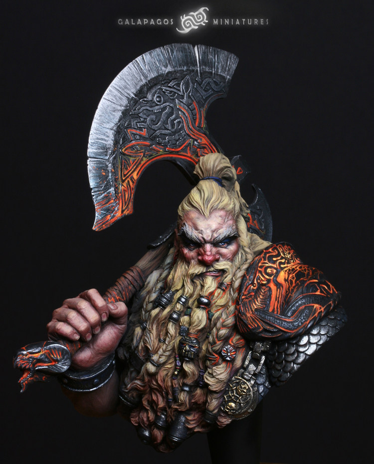 Galapagos Miniatures GP-B004 Volkan 1:10 Bust 树脂 胸像