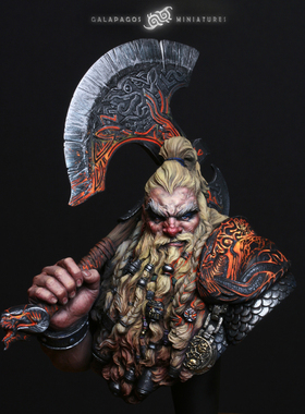 Galapagos Miniatures GP-B004 Volkan 1:10 Bust 树脂 胸像