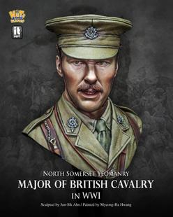 Nutsplanet Major of British Cavarly in WW1 1/10th Bust