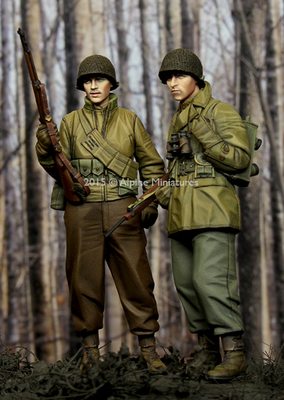 现货 Alpine 35204 WW2 US Infantry Set 1/35