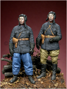 现货 Alpine 35041 WW2 Russian Tank Crew Set 1/35