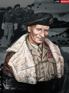 现货 Life Miniatures Bernard Law Montgomery, June 1944 Bust