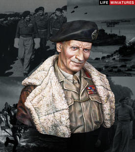 现货 Life Miniatures Bernard Law Montgomery, June 1944 Bust