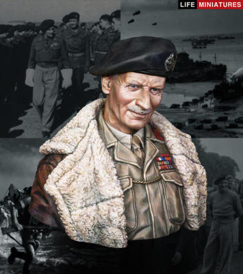 现货 Life Miniatures Bernard Law Montgomery, June 1944 Bust