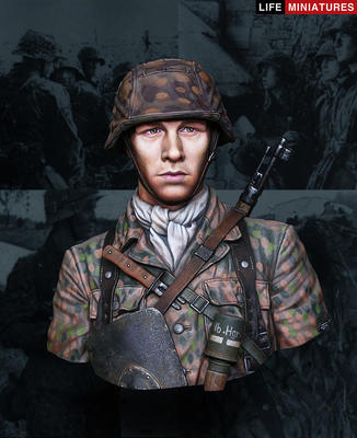 现货 Life 12th SS Panzer Division Normandy 1944 Bust
