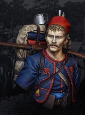 Life Miniatures French Zouave Regiment in 1914 Bust