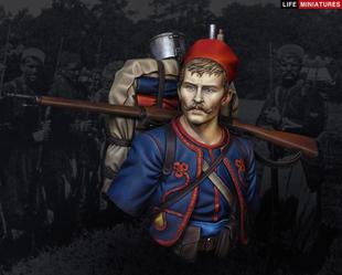 Life Miniatures French Zouave Regiment in 1914 Bust