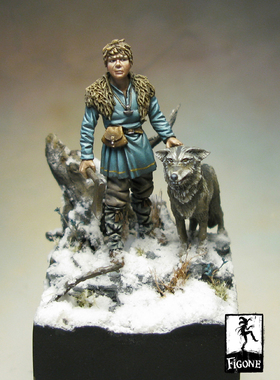 现货 Figone Figure Remussen – Viking kid 54mm