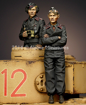 现货 Alpine 35177 Panzer Commander Set 1/35