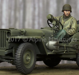 现货 Alpine 35242 WW2 US Jeep Driver 1/35