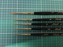 现货 SCHARFF 407 Kolinsky Red Sable 西伯利亚貂毛 画笔 超温莎