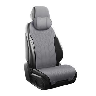 2023汽车坐垫四季通用座垫翻毛皮座套小蛮腰夏季新款麂皮绒马鞍垫