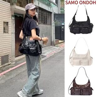 7色 samo Ondoh 韩版宋雨琦同款马鞍斜挎包腋下通勤单肩包