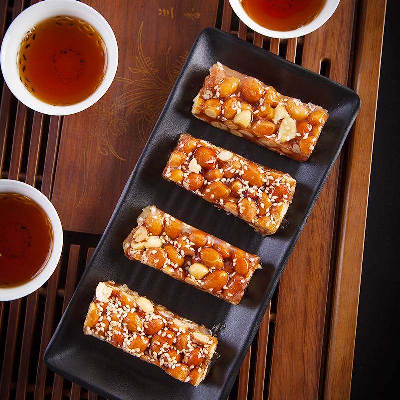 新款 潮汕特产 正宗花生南糖普宁豆仁闻茶点小吃零食酥糖饼食年货