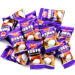 海南特产特浓椰子硬糖500g文林散装喜糖旅游回送礼休闲零食糖果