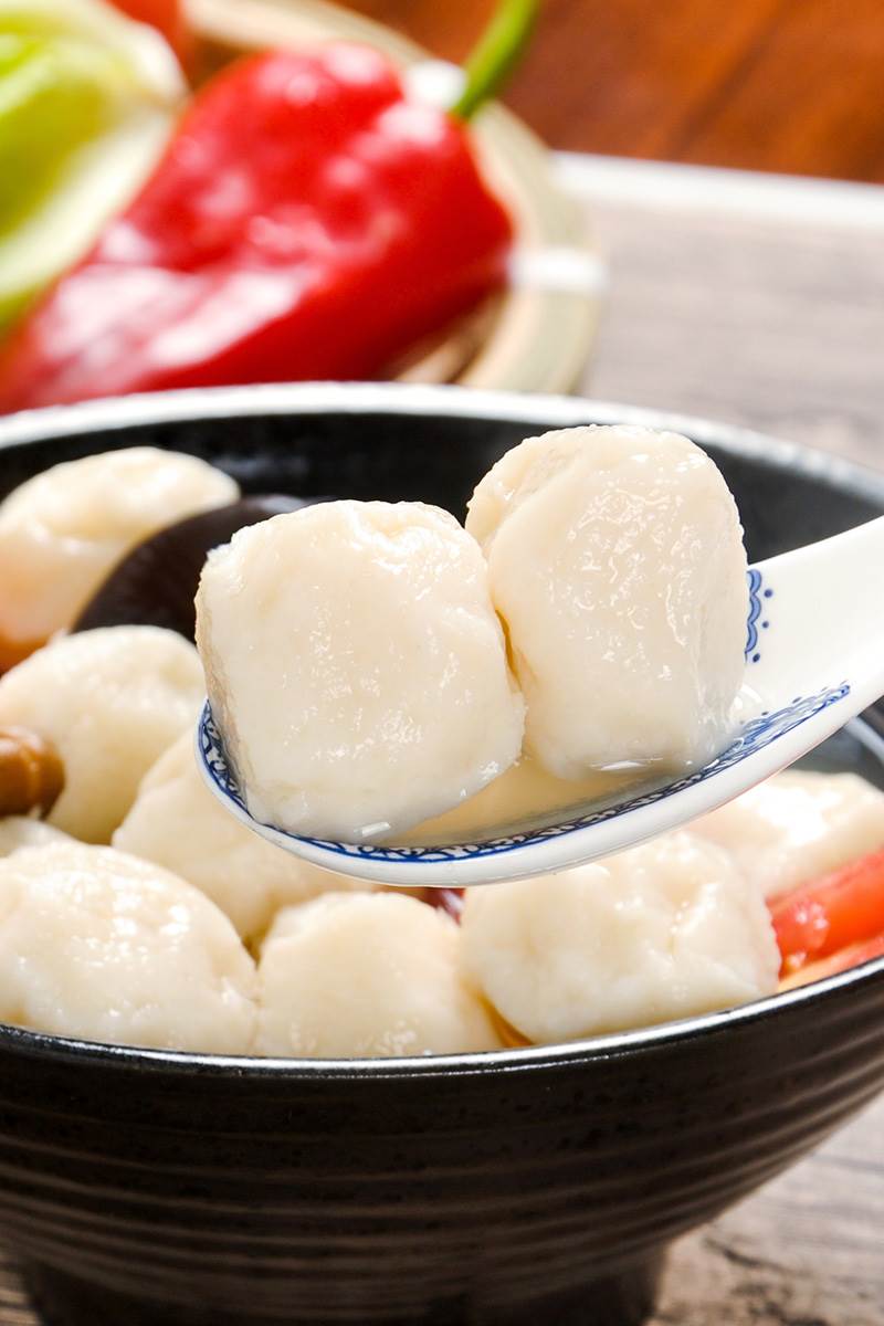 【买3赠1】手工鱼丸湖北荆州特产手打实心草鱼圆丸子火锅食材250g