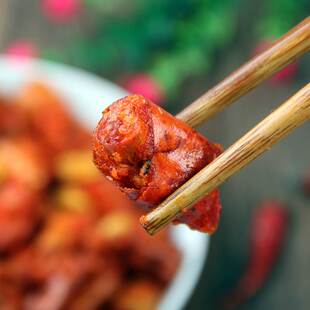 餐饮装 味思缘香辣酥 花生米辣椒圈干吃辣椒香脆椒大包5斤装包邮