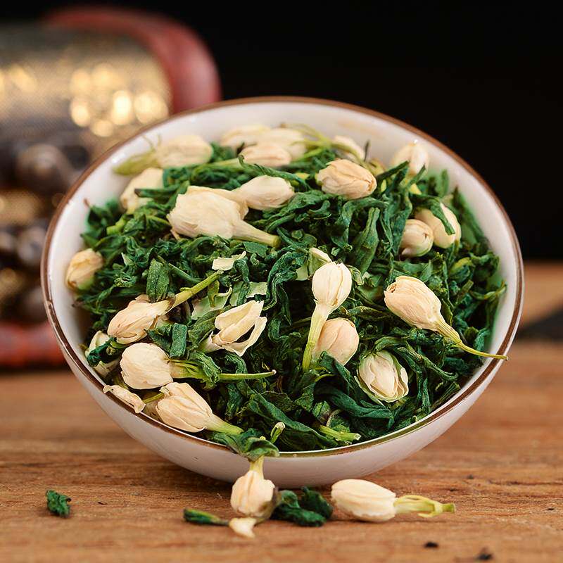 新款 新茶茉莉花茶浓香型花茶一份3罐装 精美盒装花茶茶叶再加工