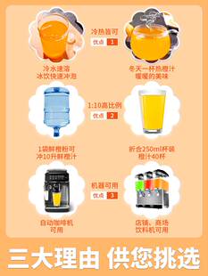 福瑞果园鲜橙粉整箱20袋餐饮甜品店商用浓缩橙汁果汁冲饮速溶果粉