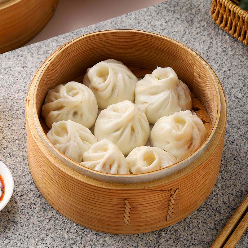 沙二代 沙县小吃小笼包手工早餐速冻半成品小笼包子速食鲜肉包子