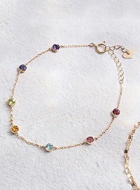 日本tsutsumi天然彩宝手链