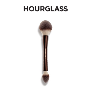 HOURGLASS柔光亮彩双头多用定妆刷 化妆刷腮红刷 高级毛刷头收纳