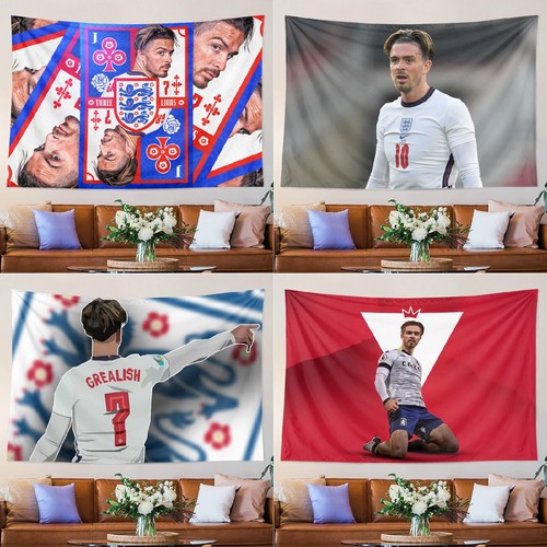 杰克格拉利什Jack Grealish球星周边海报写真装饰背景布挂布挂毯