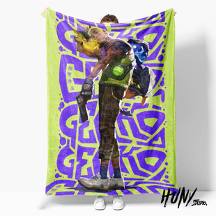 无畏契约瓦罗兰特Gekko盖可克周边礼物主播宿舍空调毯午休毯毛毯