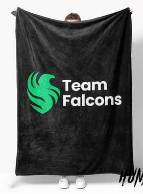 CSGO绿鹰Falcons战队应援电竞周边海报风午休毯沙发毯空调被毛毯