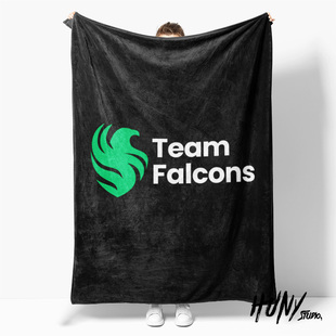 CSGO绿鹰Falcons战队应援电竞周边海报风午休毯沙发毯空调被毛毯