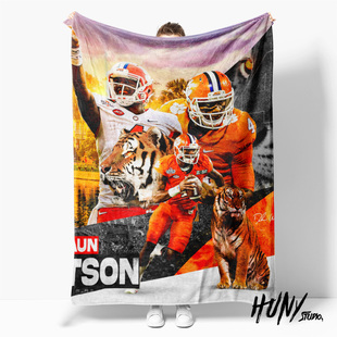 NFL沃森Deshaun Watson美式橄榄球球星周边午休毯沙发毯空调毛毯